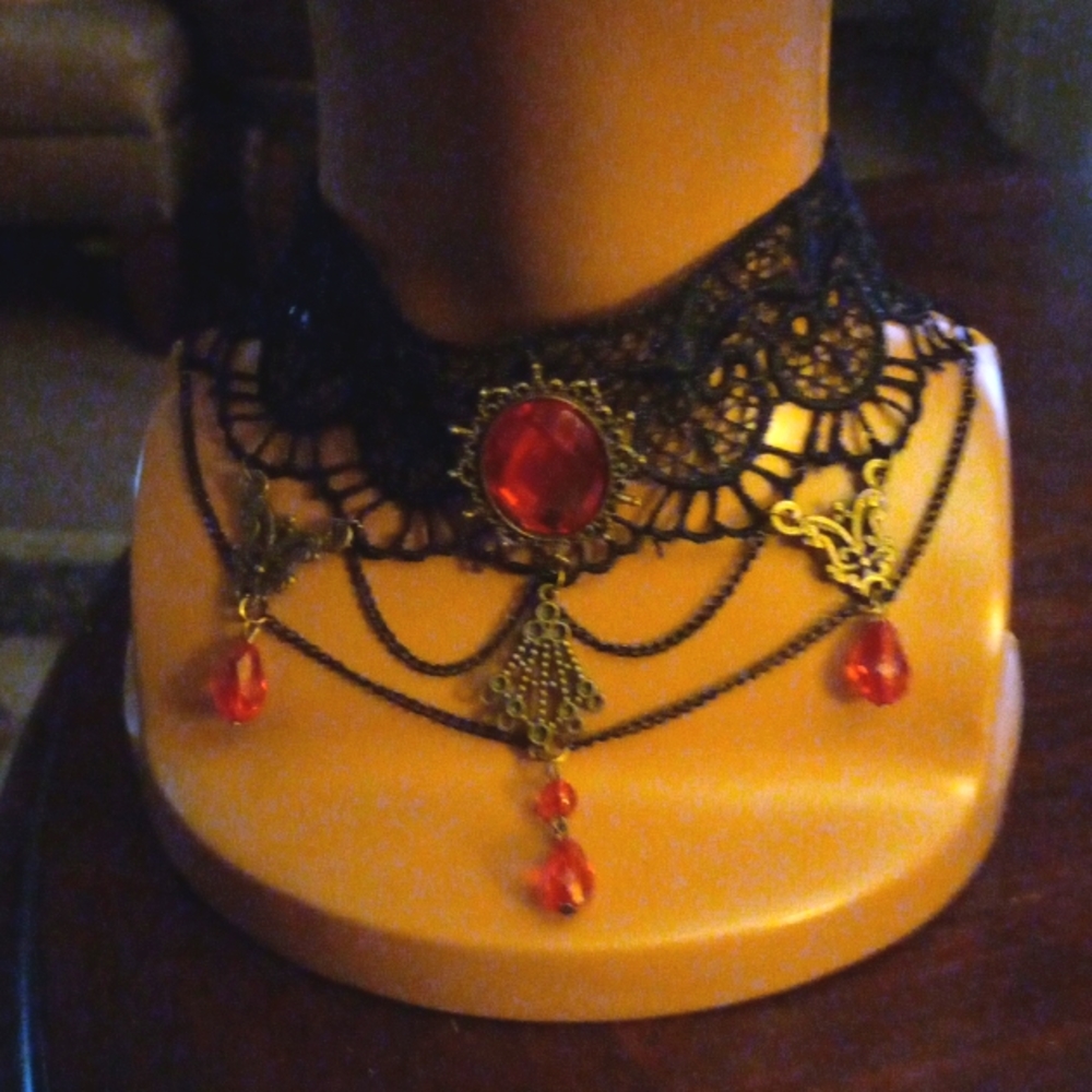 ❤️ FINAL REDUCTION Black Lace Choker